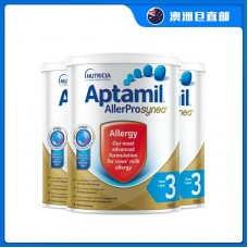 【澳洲直邮包邮】Aptamil 爱他美 深度水解奶粉3段 900克x3罐/箱（1岁+）【奶粉订单收件人身份证必需上传】 